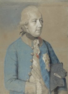 Muotokuva Joseph II:sta Itävallasta (1741-90), Roomalais-Saksan keisarista ja myöhemmin Unkarin ja Böömin kuninkaasta tekijältä Jean Étienne Liotard