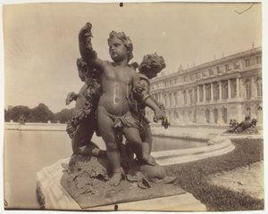 Versailles, Parkin kulma tekijältä Jean Eugène Auguste Atget