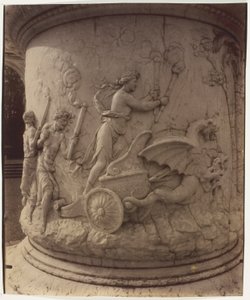 Versailles, Girardonin Proserpinen sieppaus Pluton toimesta, (yksityiskohta) tekijältä Jean Eugène Auguste Atget