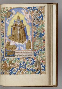 Gnadenstuhl Tuntikirja, 1450-1499 tekijältä Jean Fouquet