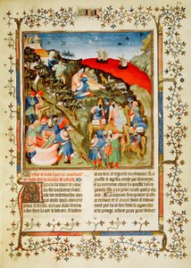 Ms Fr.247 f.25 The Story of Joseph, kuvitus, julkaisusta  tekijältä Jean Fouquet