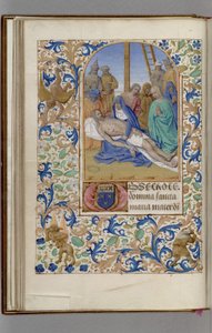 Pietà tuntikirja, 1450-1499 tekijältä Jean Fouquet