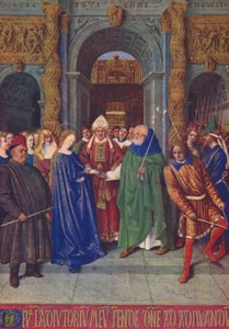 Neitsyen häät, c1455, 1939 tekijältä Jean Fouquet