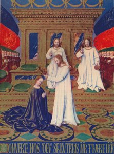 Neitsyiden kruunaus, c1455, 1939 tekijältä Jean Fouquet