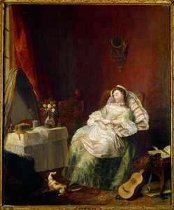 Jean Francois Colsonin (1733-1803) 1700-luvun hyvä uusi maalaus