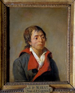 Muotokuva Jean-Paul Maratista (1743-1793), lääkäri, L