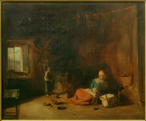 Maaseudun sisustus tekijältä Jean Francois Gigoux