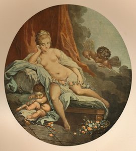 Venus in Reflection, Venus in Thought, c1785, 1913 tekijältä Jean Francois Janinet