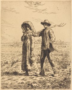 Lähtö töihin tekijältä Jean Francois Millet