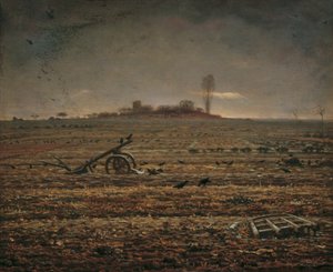 El pla de Chailly amb acabat de rella i arada tekijältä Jean Francois Millet