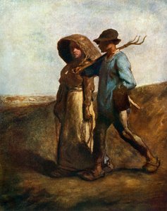 Menee töihin, c1850-1851, 1912. tekijältä Jean Francois Millet