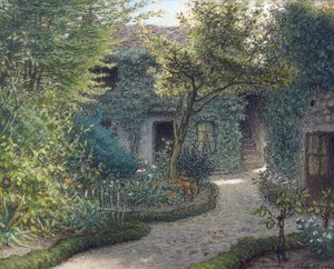""Theodore Rousseaun (1812-1867) talo Barbizonissa"" (Theodore Rousseaun talo Barbizonissa) Jean Francois