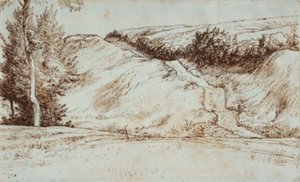 Rinnemaisema lähellä Vichyä tekijältä Jean Francois Millet
