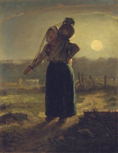 Norman lypsyneito, 1853-54 tekijältä Jean Francois Millet