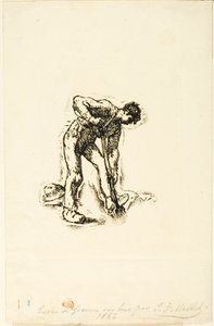 Talonpoikien kaivaminen tekijältä Jean Francois Millet