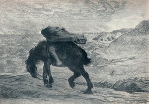Phoebus ja Boreus, 1800-luku tekijältä Jean Francois Millet