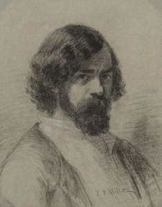 Narcissus Virgil Diaz de la Peñan muotokuva tekijältä Jean Francois Millet