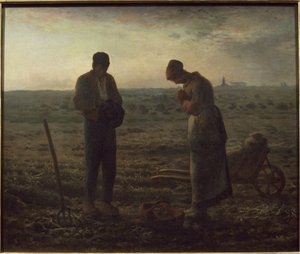 Angelus - öljy kankaalle tekijältä Jean Francois Millet