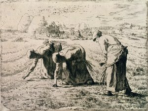 The Gleaners, 1855 tekijältä Jean Francois Millet