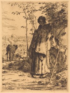 Suuri paimentar (La grande bergere) tekijältä Jean Francois Millet