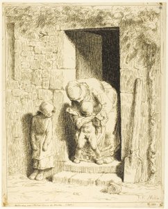 Äidin varotoimet tekijältä Jean Francois Millet