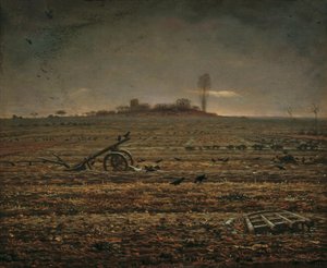 Chaillyn tasango äkeellä ja auralla, 1862. tekijältä Jean Francois Millet