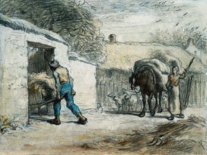 Paluu kentältä tekijältä Jean Francois Millet