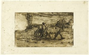 Die zwei Kühe von Jean-Francois Millet