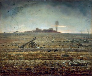 Chaillyn tasango äkeellä ja auralla (öljy kankaalle tekijältä Jean Francois Millet