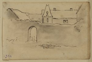 Näkymä linnalle tekijältä Jean Francois Millet