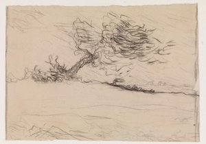 Tuulen puuska tekijältä Jean Francois Millet