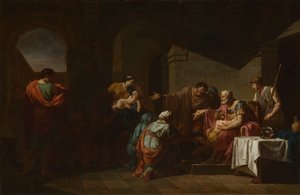 Belisarius sai vieraanvaraisuutta talonpojalta, 1779