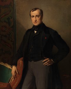 Taidemaalari Paul Delaroche (öljy kankaalle)