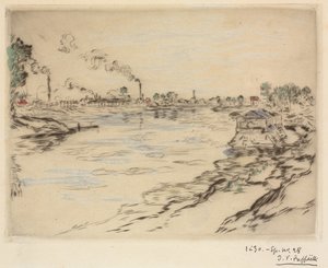 Seine Asnièresissa tekijältä Jean Francois Raffaelli