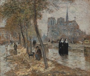Notre Dame de Paris tekijältä Jean Francois Raffaelli