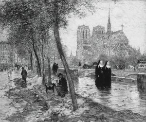 Pariisin Neitsyt Maria, 189095. tekijältä Jean Francois Raffaelli