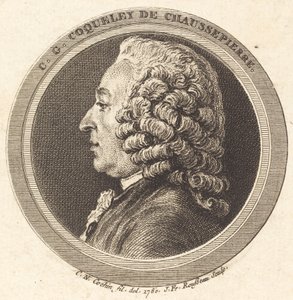 Charles-Georges Coqueley de Chaussepierre tekijältä Jean Francois Rousseau after Charles Nicolas Cochin II