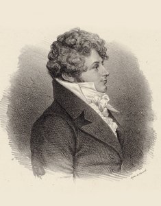 Pianisti ja säveltäjä Daniel Steibeltin muotokuva 1765-1823, 1834. tekijältä Jean François Benard