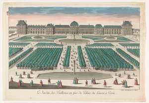 Näkymä Jardin des Tuileries
