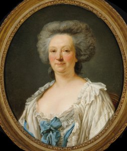 Madame Geoffrinin muotokuva 1699-1777, 1787. tekijältä Jean François Gilles Colson