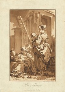 Sairaanhoitajat tekijältä Jean François Janinet after François Boucher