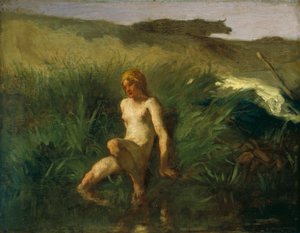 La Baigneuse von Jean-Francois Millet