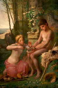 Kevät (Daphnis ja Chloë) tekijältä Jean Francois Millet
