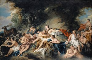 Diana ja Actaeon, 1734