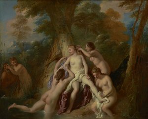 Diana ja hänen nymfinsä kylpevät, 1722-4