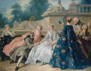 Rakkauden julistus. 1731 tekijältä Jean François de Troy