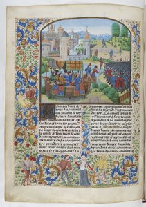 Jean Froissart, Chronicles, 154v, 12148 btv1b843838605hf336, alkuperäinen.
