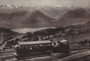 Bei Station Rigi Kulm (m/w kuva) tekijältä Jean Gaberell