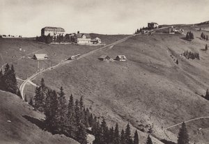Hotel Rigi Staffel, sähköinen Arth Rigi Bahn (m/w kuva) tekijältä Jean Gaberell