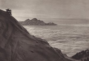 Rigi Kulm, Uber Dem Nebelmeer (m/w kuva) tekijältä Jean Gaberell